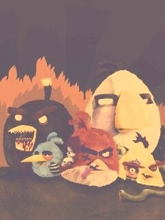 Angry Zombie Birds обои