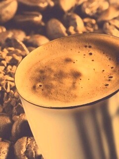 Кружка заварного кофе обои