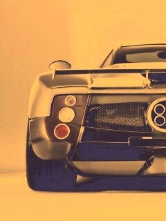 Pagani Zonda сзади обои