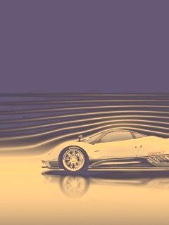 Аэродинамика Pagani Zonda обои