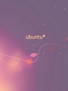 Сиреневые обои Ubuntu обои