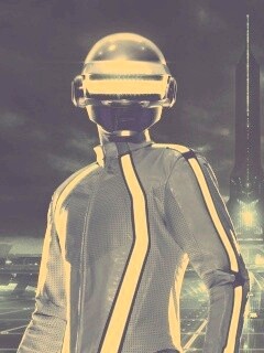 Daft Punk на съемках фильма TRON обои