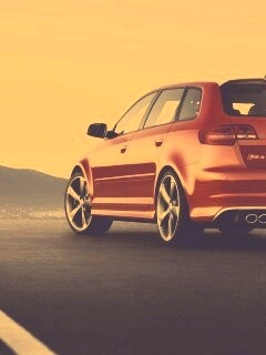 Audi модели RS3 сзади обои
