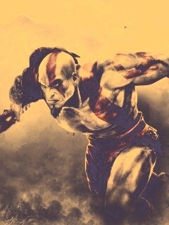 Герой игры God of War обои