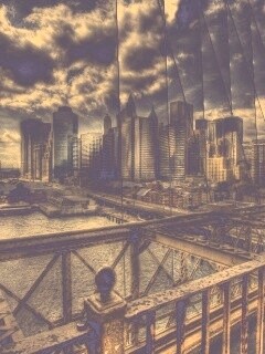 Вид с моста обои