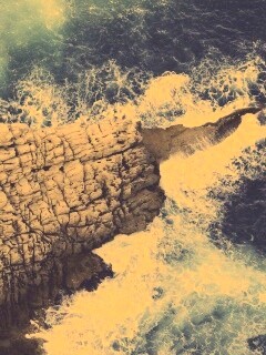 Водораздел в море обои