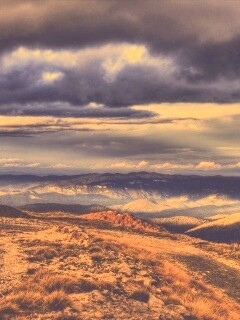 Горы в HDR обои