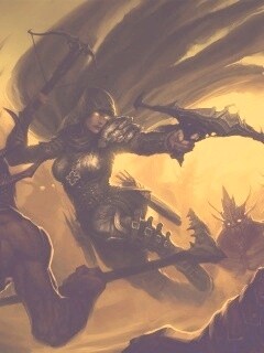 Охотник на демонов из Diablo 3 обои