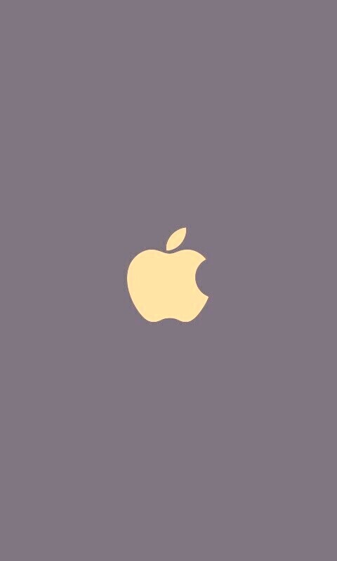 Логотип Apple на черном фоне обои