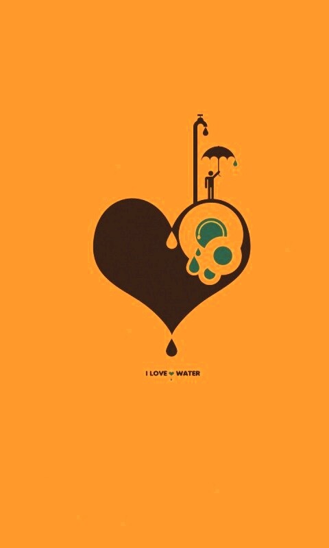 I love water обои