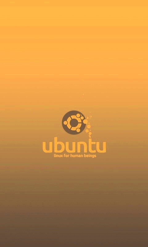 Логотип Ubuntu обои