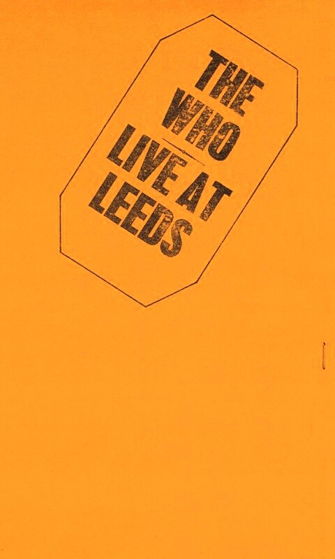 The who live at leeds обои
