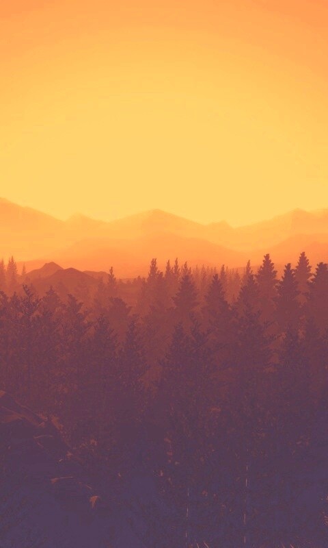 Firewatch закат обои