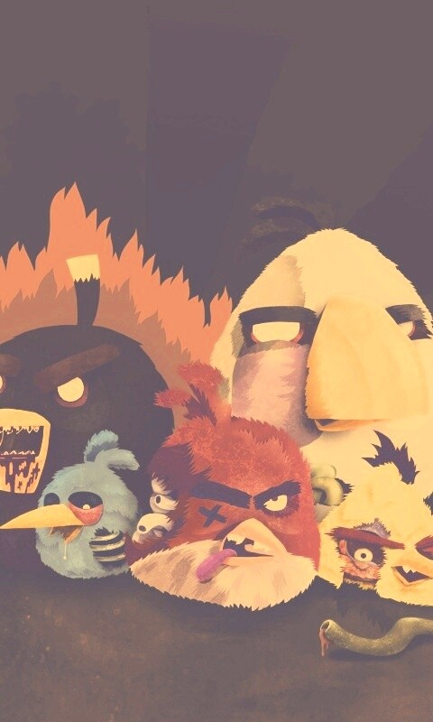 Angry Zombie Birds обои