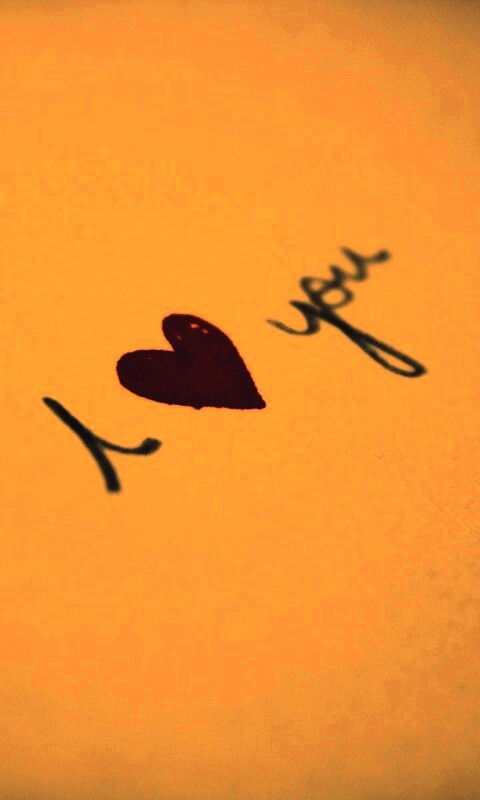 I love you обои