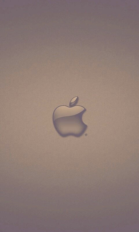Логотип apple в стекле обои