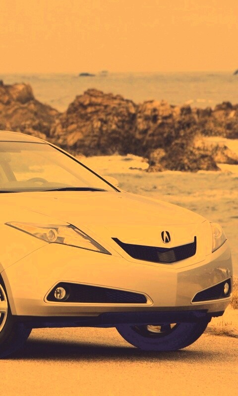 Acura на побережье обои