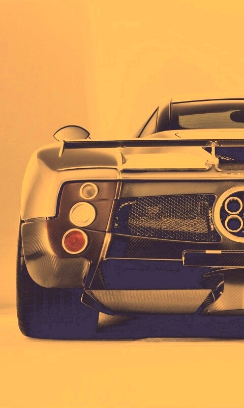 Pagani Zonda сзади обои