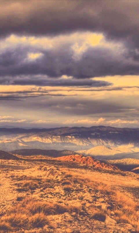 Горы в HDR обои