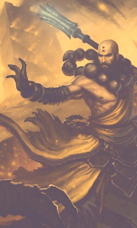 Монах из Diablo 3 обои