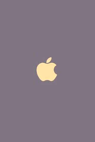 Логотип Apple на черном фоне обои
