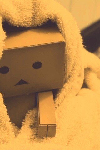 Yotsubato Danbo в полотенце обои