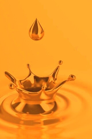 Золотая капля обои