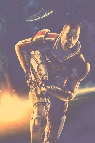 Шепард из вселенной Mass Effect обои