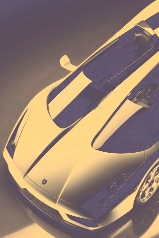 Светло-серый Lamborghini обои