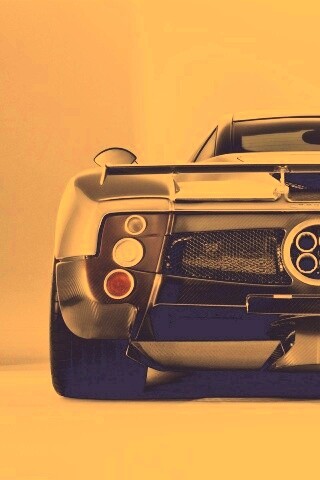 Pagani Zonda сзади обои