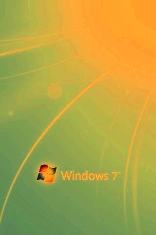Голубые обои Windows 7 обои