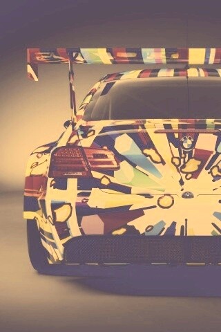 BMW  в сумасшедшем окрасе обои