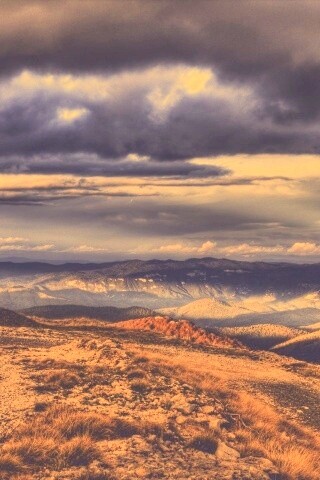Горы в HDR обои