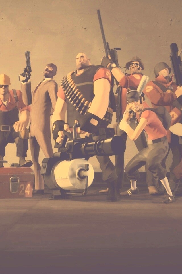 Герои игры Team Fortress 2 обои