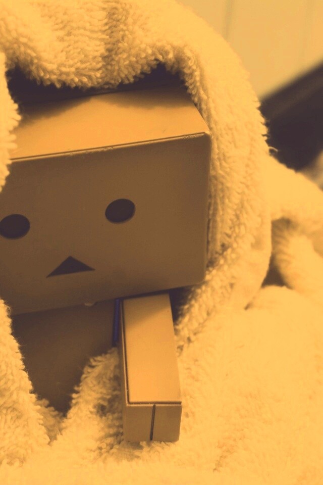 Yotsubato Danbo в полотенце обои