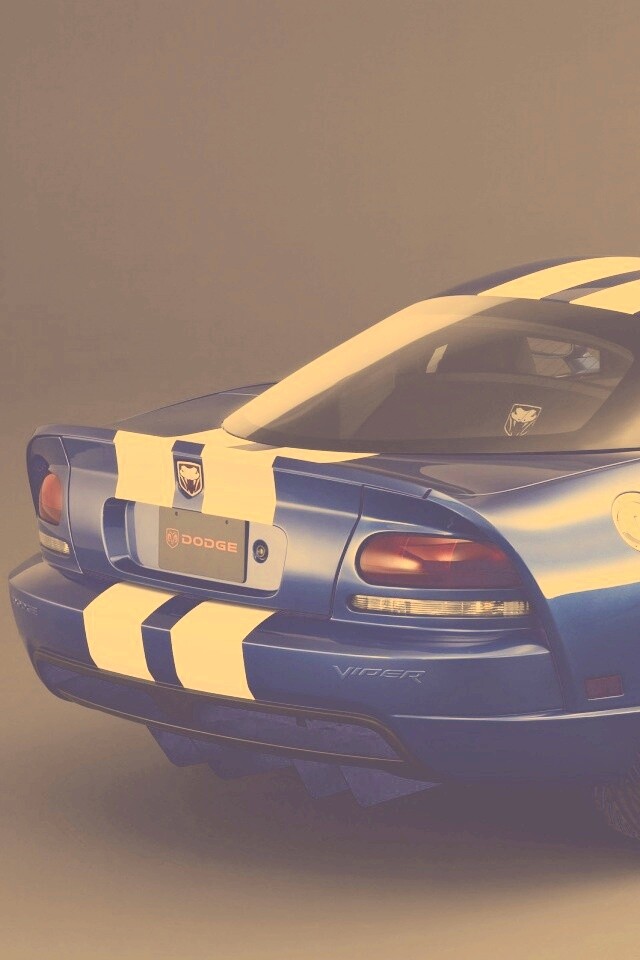 Синий Dodge Viper обои