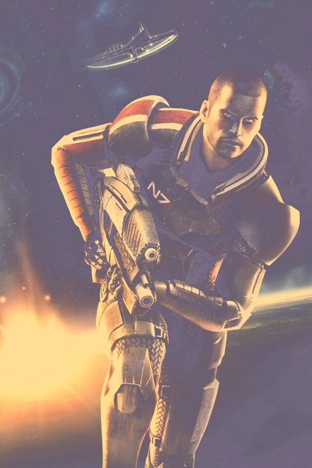Шепард из вселенной Mass Effect обои
