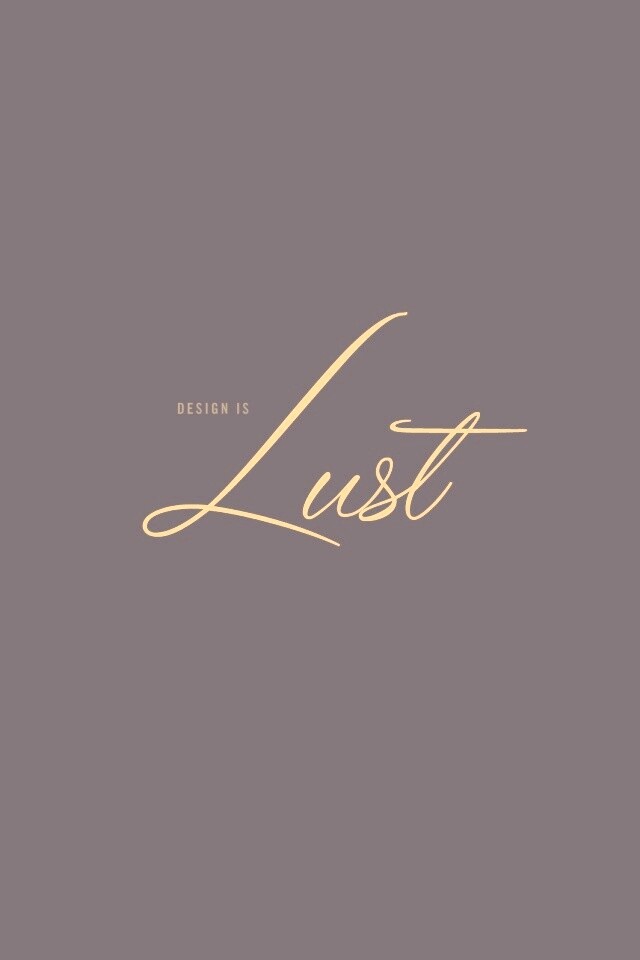 Design is lust обои