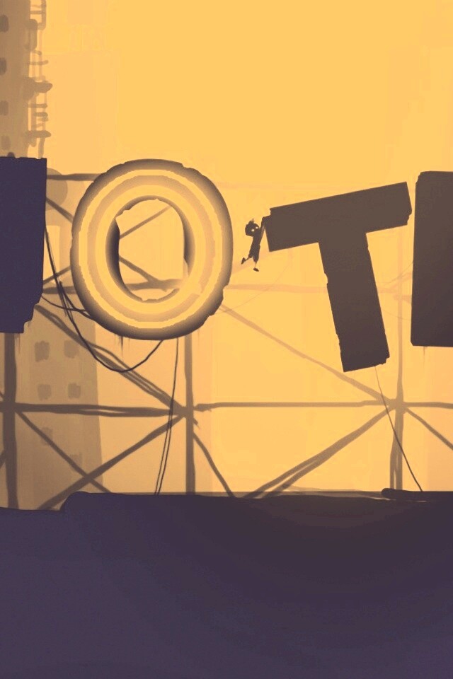 Мальчик из Limbo на вывеске "Hotel" обои