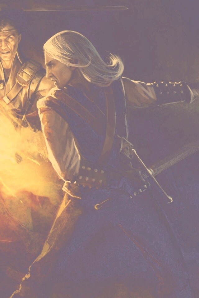 Геральт и Беренгар против Азара обои