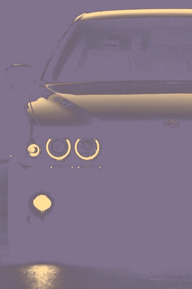 Чёрный BMW обои
