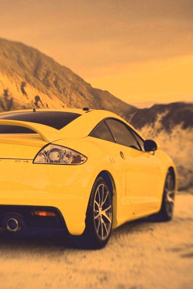 Mitsubishi в горах обои