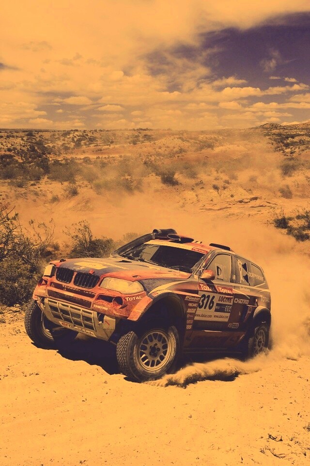 Раллийный BMW X3 обои
