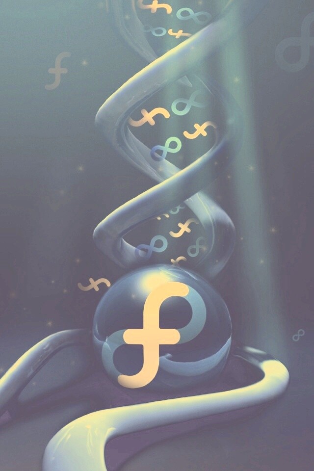 OS Fedora обои