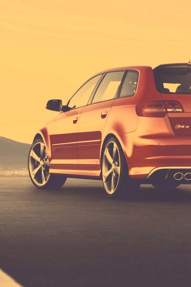 Audi модели RS3 сзади обои