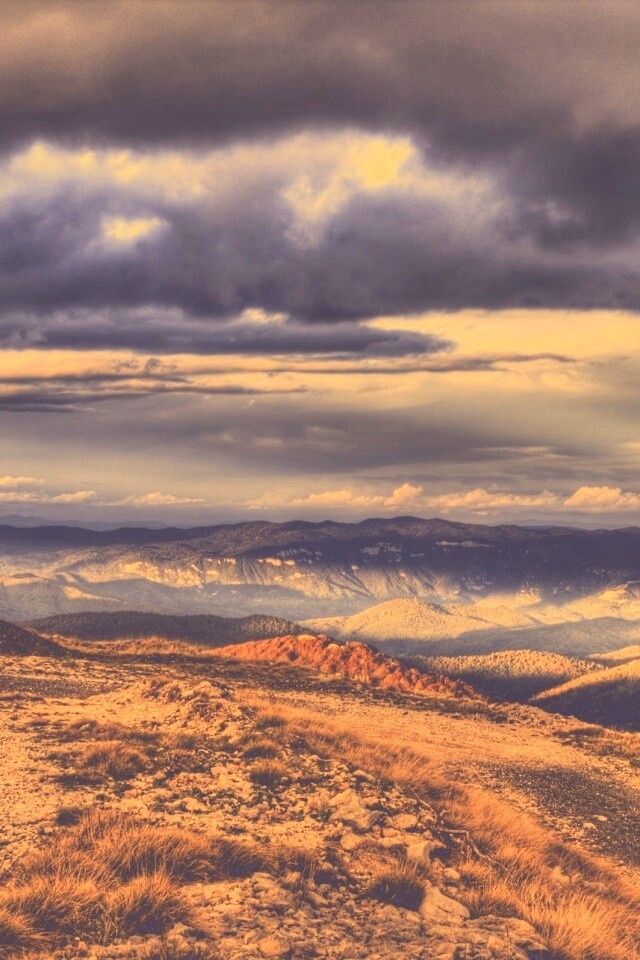 Горы в HDR обои