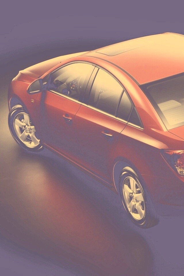 Шевроле Cruze красного цвета обои