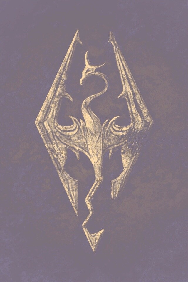 Логотип Skyrim обои