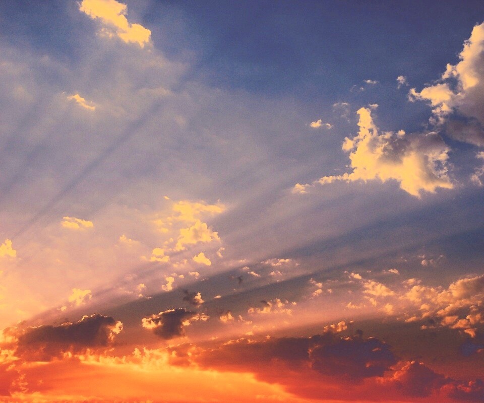 Красота восходящего солнца обои