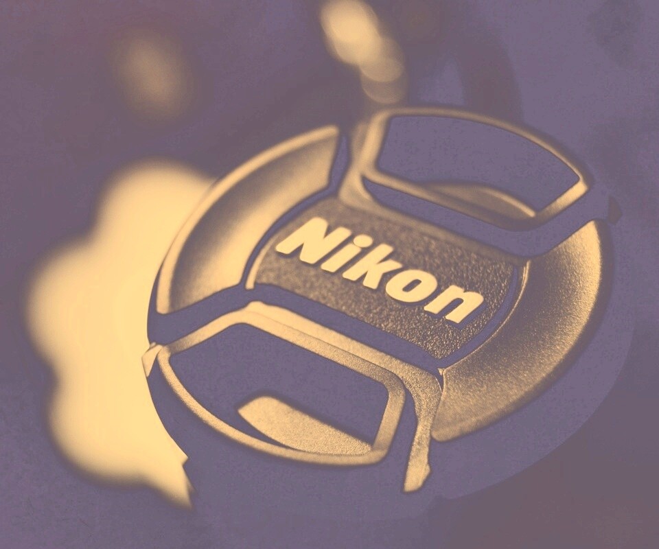 Крышечка от объектива Nikon обои